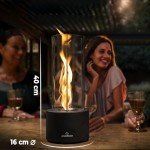 Glanzfeuer Tornado Indoor/Outdoor Tabletop Fireplace