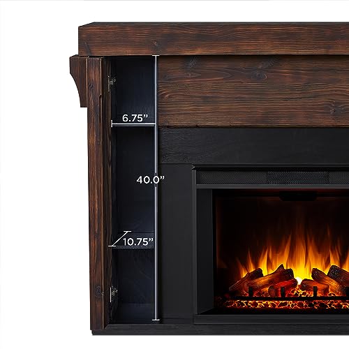 Real Flame Gunnison 64" Electric Fireplace Mantel
