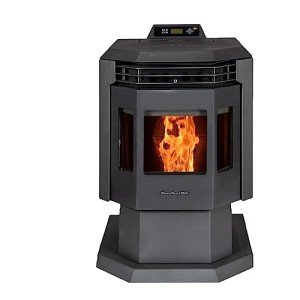 Comfortbilt HP21 Black Pellet Stove, Heats 2,400 ft²