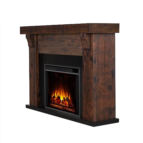 Real Flame Gunnison 64" Electric Fireplace Mantel