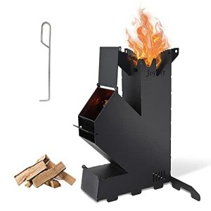 Portable Mini Wood Rocket Stove for Outdoor Cooking