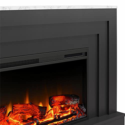 Ameriwood Lynnhaven 61" Electric Fireplace with Mantel
