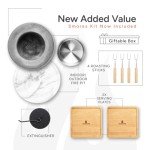 Roundfire Ethanol Tabletop Fire Pit & Smores Kit