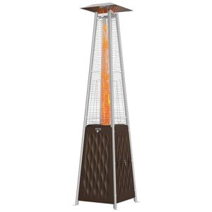 East Oak 48,000 BTU Patio Heater with Wheels