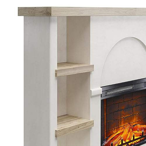 Mr. Kate Winston 56" Electric Fireplace with Mantel