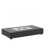 Ethanol Tabletop Fireplace with Extinguisher - Black