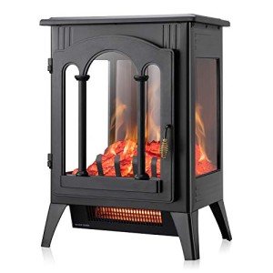 Xbeauty Electric Freestanding Infrared Fireplace Stove