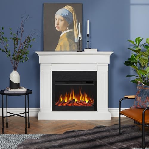 Real Flame Crawford 48" Electric Fireplace with Mantel