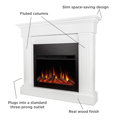 Real Flame Crawford 48" Electric Fireplace with Mantel