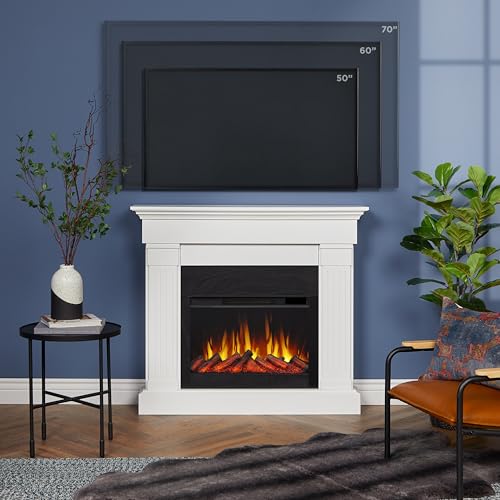 Real Flame Crawford 48" Electric Fireplace with Mantel