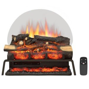 LegendFlame 23" Electric Fireplace Log Set with Remote