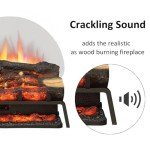LegendFlame 23" Electric Fireplace Log Set with Remote