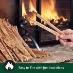 Fatwood Firestarter Sticks for Wood Stoves & Fireplaces