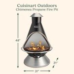 Cuisinart Propane Fire Pit Chimenea with Safety Switch