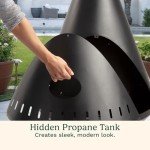 Cuisinart Propane Fire Pit Chimenea with Safety Switch