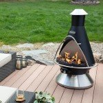 Cuisinart Propane Fire Pit Chimenea with Safety Switch