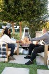 Cuisinart Propane Fire Pit Chimenea with Safety Switch