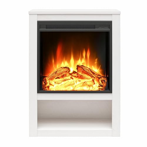 Ameriwood Clermont 22" Electric Fireplace with Mantel