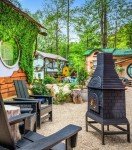 Blue Rooster Casita Grill Chiminea Outdoor Firepit