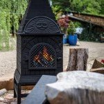 Blue Rooster Casita Grill Chiminea Outdoor Firepit