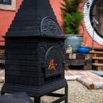 Blue Rooster Casita Grill Chiminea Outdoor Firepit