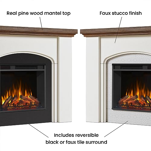 Real Flame Anika 49" Electric Fireplace with Mantel
