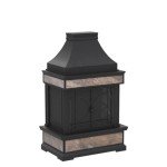 Sunjoy Heirloom Outdoor Wood Burning Fireplace