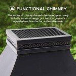 Sunjoy Heirloom Outdoor Wood Burning Fireplace