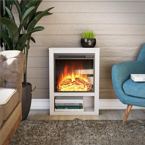 Ameriwood Clermont 22" Electric Fireplace with Mantel