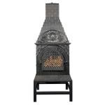 Blue Rooster Casita Grill Chiminea Outdoor Firepit