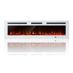 60-Inch Electric Fireplace with Remote Control