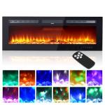 LuyFuitre 50" Wall Mounted Electric Fireplace