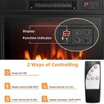 ARLIME 18” Electric Fireplace Insert with Remote
