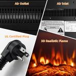 ARLIME 18” Electric Fireplace Insert with Remote