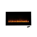 36-Inch Wall Mounted Electric Fireplace with Remote