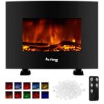 e-Flame USA Sundance LED Wall Mounted Fireplace