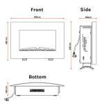e-Flame USA Sundance LED Wall Mounted Fireplace