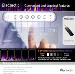 36-Inch Wall-Mounted Electric Fireplace with Remote