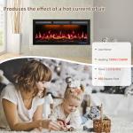WiFi Electric Fireplace Insert with Remote Control