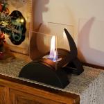 JHY DESIGN Square Outdoor Bioethanol Table Fireplace