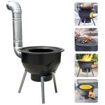 Portable Wood Burning Stove for Outdoor Cooking