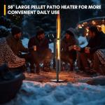 Rayzi 58 Inch Smokeless Pellet Stove Fire Pit