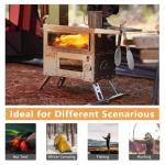 Portable Green Hori 5 Pellet Stove for Camping