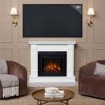 Real Flame Silverton 48” Electric Fireplace & Mantel