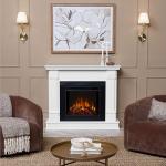 Real Flame Silverton 48” Electric Fireplace & Mantel
