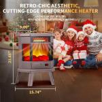 RealSmart 22" Freestanding Electric Fireplace Heater