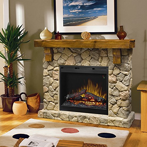 Dimplex Fieldstone 26" Electric Fireplace Package