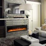 BOSSIN 72 Inch Ultra-Thin Electric Fireplace
