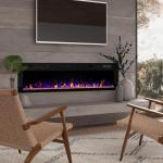 BOSSIN 72 Inch Ultra-Thin Electric Fireplace