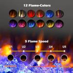 BOSSIN 72 Inch Ultra-Thin Electric Fireplace